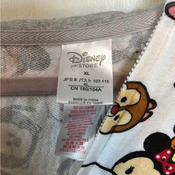Adult Disney Store Gray and White Cartoon Onesie - Picture 2 of 2